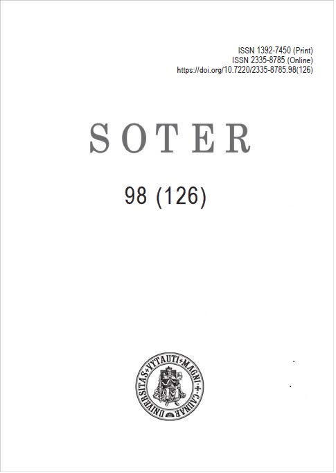 					Peržiūrėti Nr. 98 (126) (2026): SOTER: religijos mokslo žurnalas
				