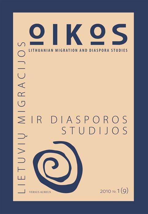 					View Nr. 1(9) (2010): OIKOS: lietuvių migracijos ir diasporos studijos
				