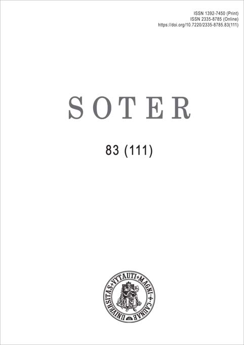 					View No. 83 (111) (2022): Soter
				