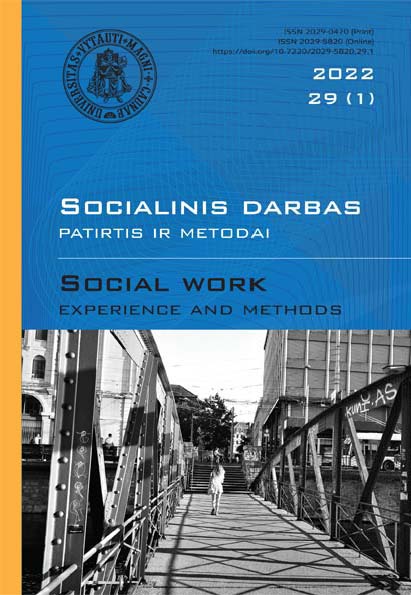 					View Vol. 29 No. 1 (2022): Social Work. Experience and Methods 
				