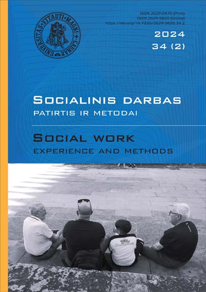 					View Vol. 34 No. 2 (2024): Social Work. Experience and Methods 
				