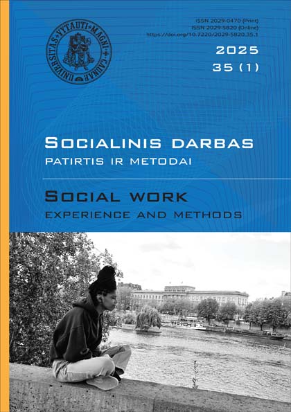 					View Vol. 35 No. 1 (2025): Social work experience and methods
				